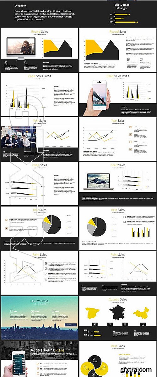 GraphicRiver - 3 in 1 Bestsellers Powerpoint Presentation Bundle 11766235