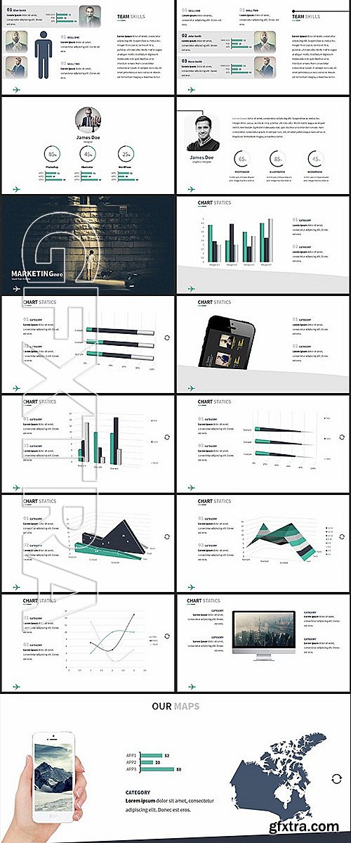 GraphicRiver - 3 in 1 Bestsellers Powerpoint Presentation Bundle 11766235