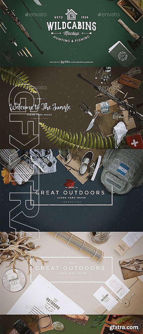 GraphicRiver - Great Outdoors Hero Image Scene Generator 12004817