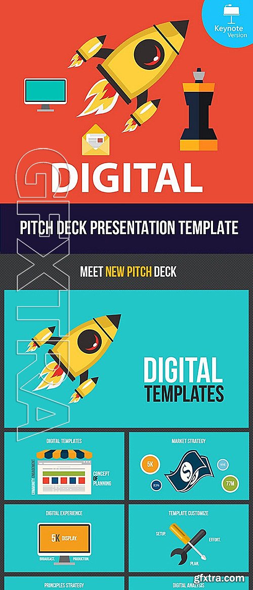 GraphicRiver - PitchDeck - DIGITAL Keynote Template