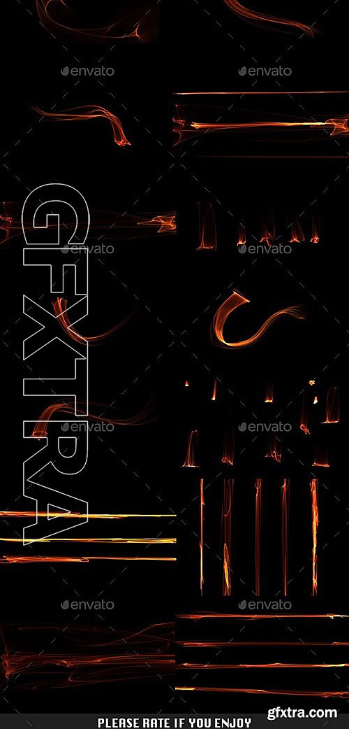 GraphicRiver - Fire Alphabets and Abstracts 11998750