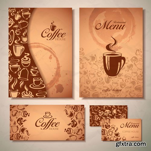 Coffe concept design vector, 15 x EPS