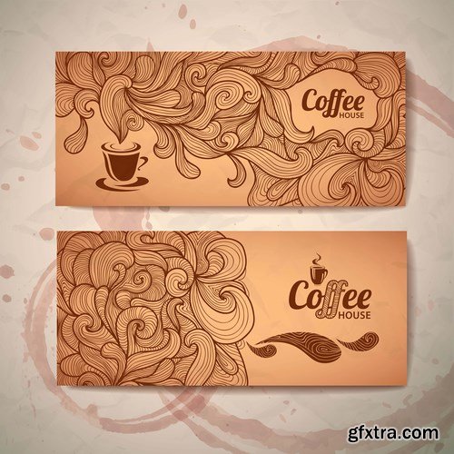 Coffe concept design vector, 15 x EPS