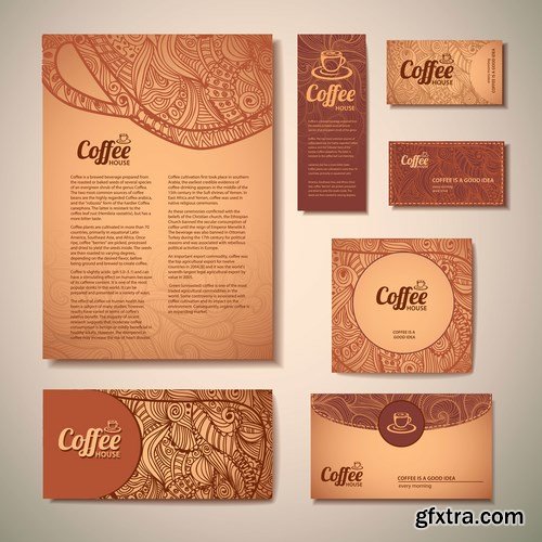 Coffe concept design vector, 15 x EPS