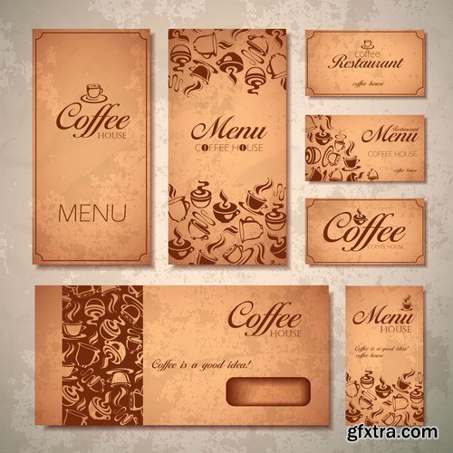 Coffe concept design vector, 15 x EPS