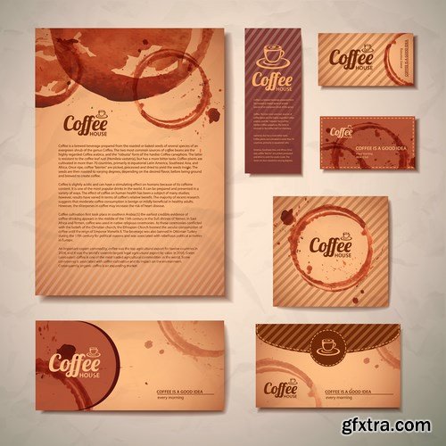 Coffe concept design vector, 15 x EPS