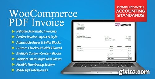 CodeCanyon - WooCommerce PDF Invoice v2.1.6 - 5951088