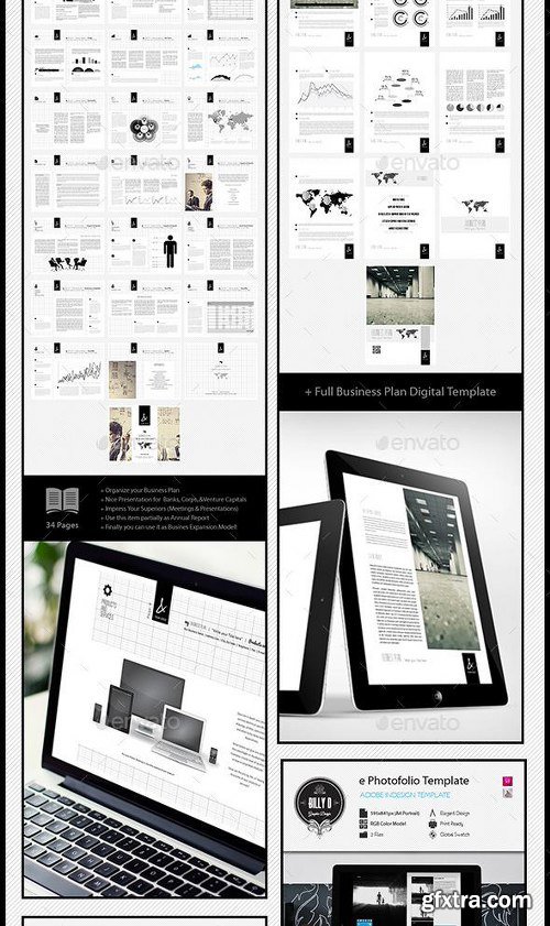 GraphicRiver 5x Digital Publishing Templates Bundle v2 11986569