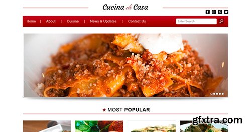 DevelopGo - Cucina Di Casa v1.0 - Restaurant WordPress Theme