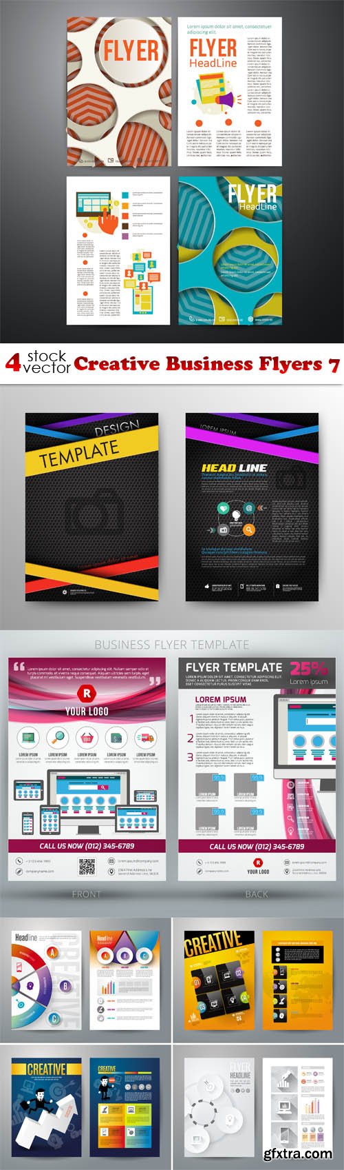 Vectors - Creative Business Flyers 7