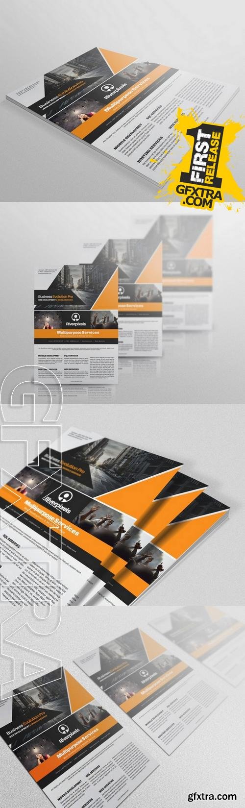 Business Evolution Flyer Template VI - CM 309267