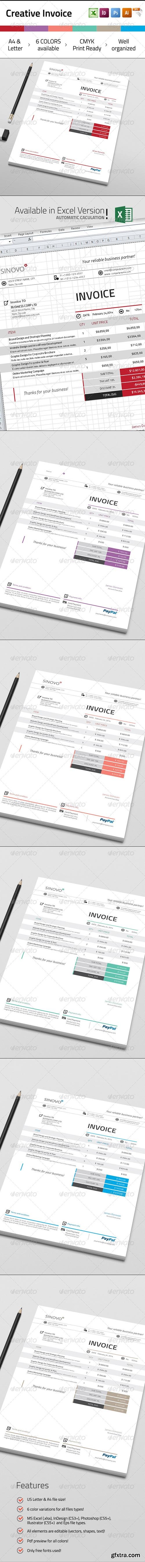 GraphicRiver - Creative Invoice 7225899