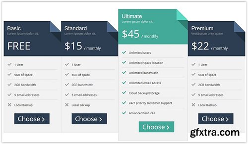 DevelopGo - Classic CSS Pricing Tables