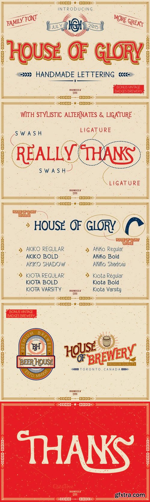 CM - House of Glory FamilyFont 313158