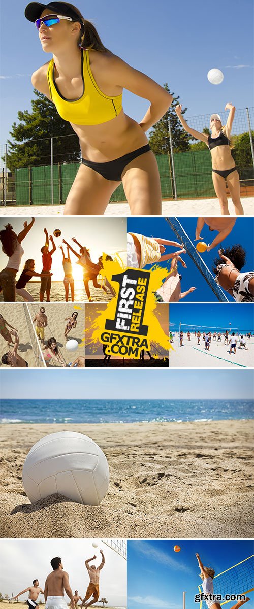 Stock Photos - Beach volleyball