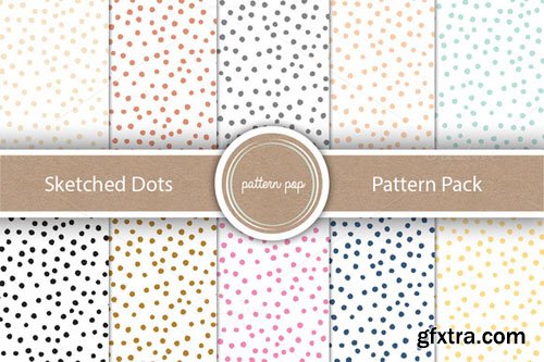 Sketched Dots Pattern Pack - CM 161284