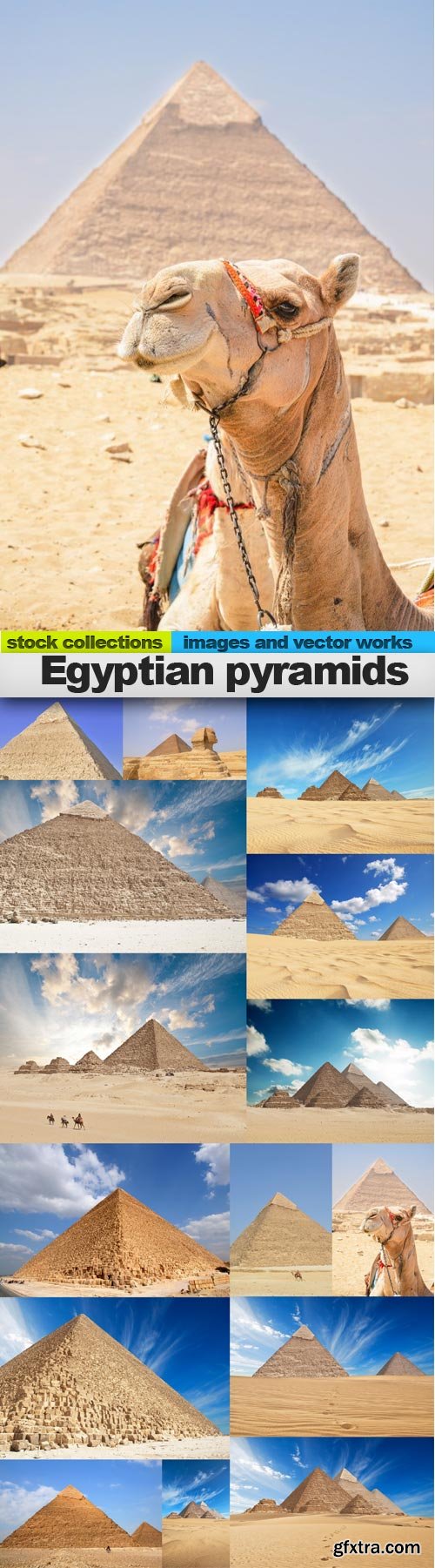 Egyptian pyramids, 15 x UHQ JPEG