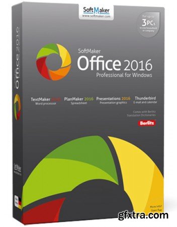 SoftMaker Office Professional v2016 rev 739.0630 Multilingual Portable