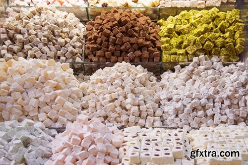 Traditional turkish delight at Grand Bazaar - 10 UHQ JPEG