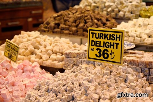 Traditional turkish delight at Grand Bazaar - 10 UHQ JPEG