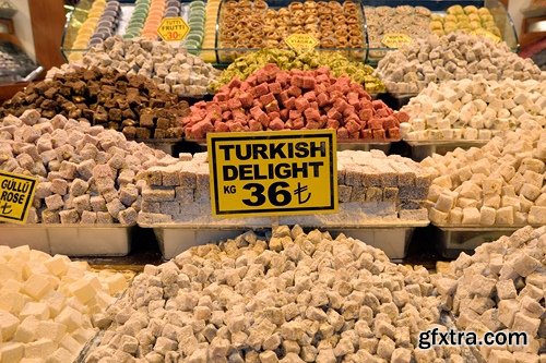 Traditional turkish delight at Grand Bazaar - 10 UHQ JPEG