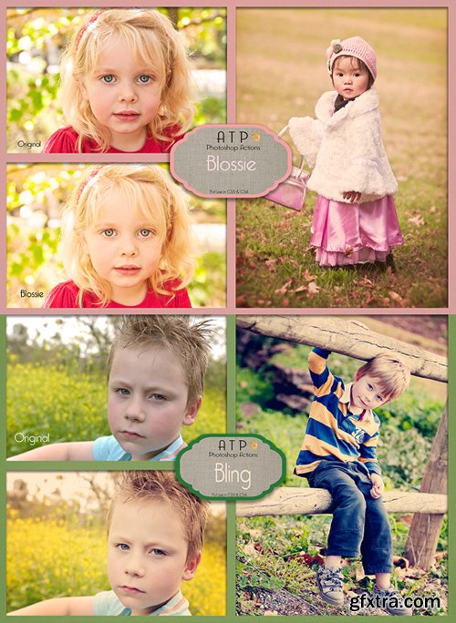 Photoshop Actions - Blossie & Bling