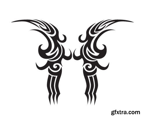 Tattoo element vector 3, 15 x EPS