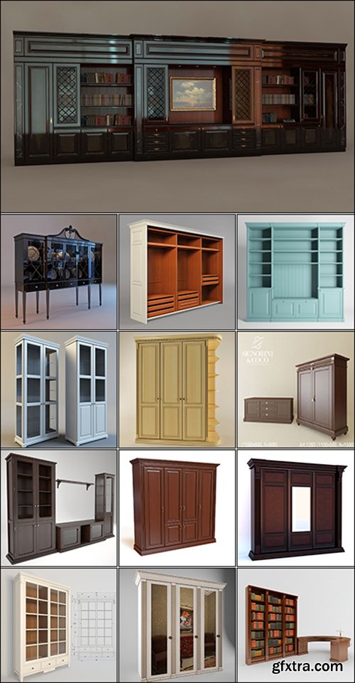 Classic Wardrobe &amp; Display Cabinets