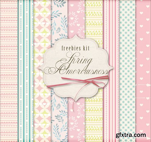 Paper Background Textures - Spring Amorousness