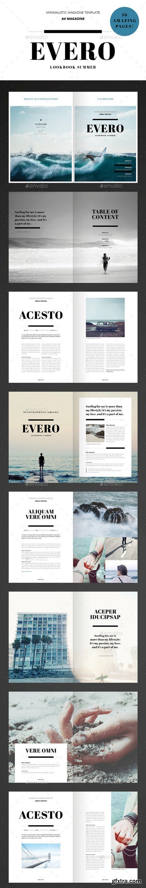 GraphicRiver - 11957652 Amazing Minimal Magazine Indesign Template