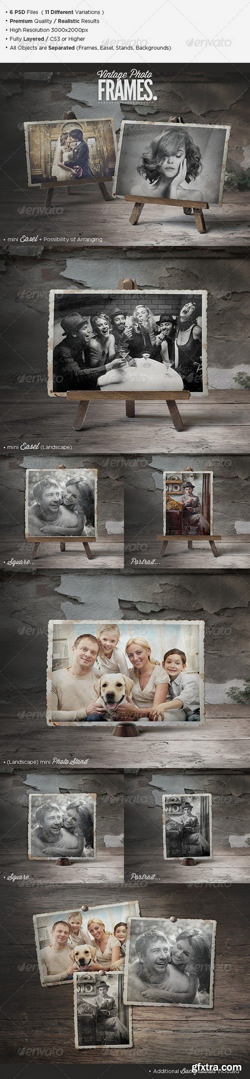 GraphicRiver - 5683010 Premium Vintage Photo Frames