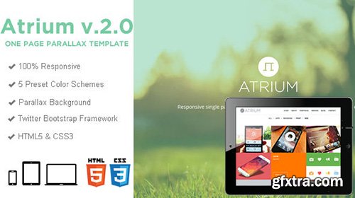 Mojo-Themes - Atrium v2.0.0 - One Page Parallax HTML Template - FULL