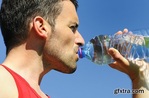 Collection of man drinks water sports fitness water bottle liquid people 25 HQ Jpeg