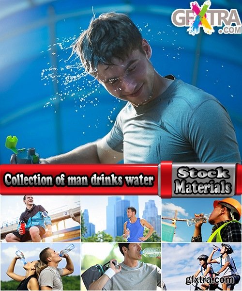 Collection of man drinks water sports fitness water bottle liquid people 25 HQ Jpeg