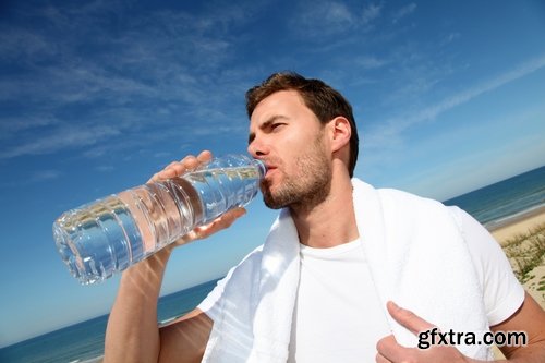 Collection of man drinks water sports fitness water bottle liquid people 25 HQ Jpeg