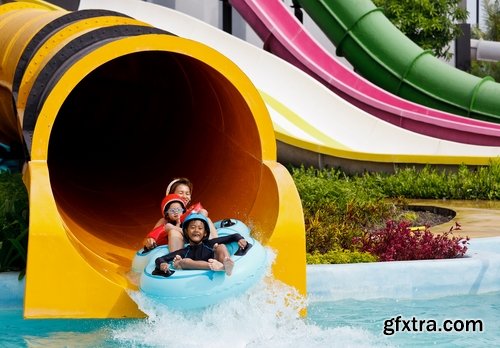 Collection of water park attraction slide vacation family vacation pool 25 HQ Jpeg