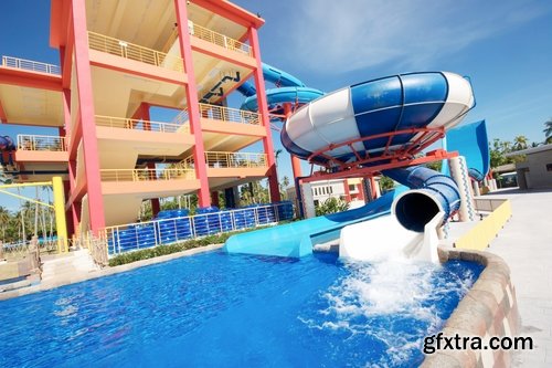 Collection of water park attraction slide vacation family vacation pool 25 HQ Jpeg