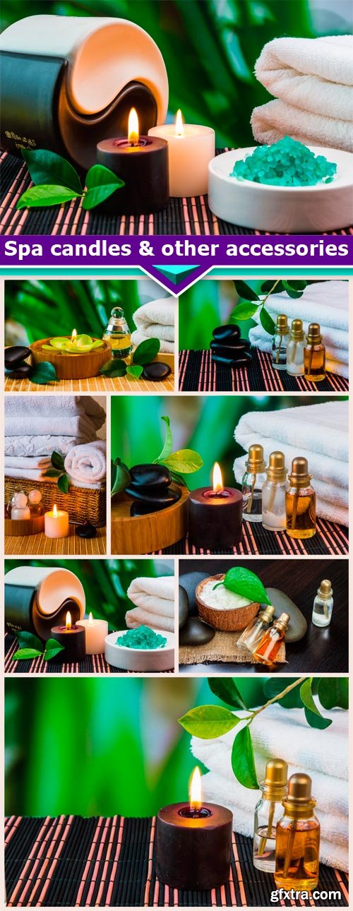 Spa candles &amp; other accessories 7x JPEG