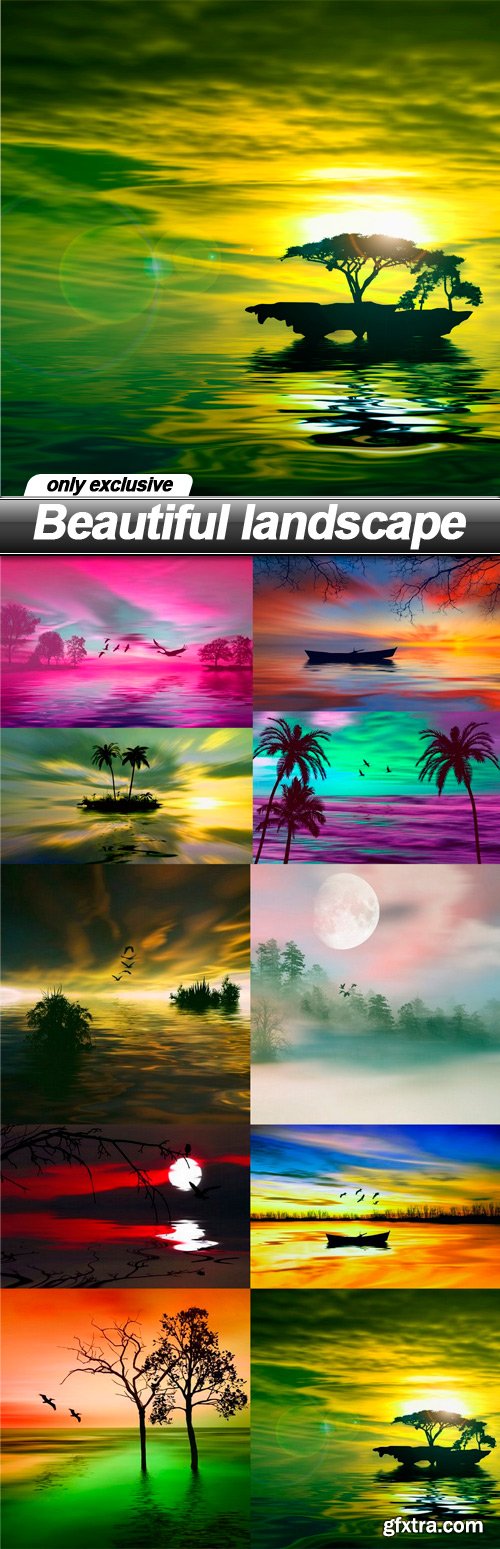 Beautiful landscape - 10 UHQ JPEG