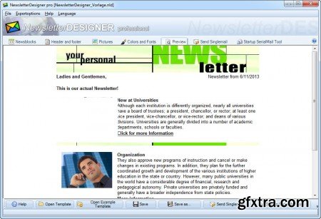 NewsletterDesigner Pro v11.3 Portable