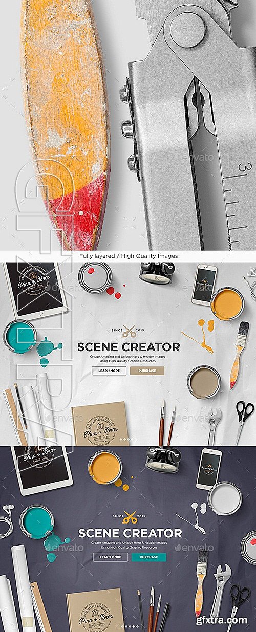 GraphicRiver - Hero Image Scene Creator Mock-Up 12039819