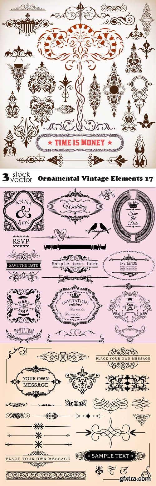 Vectors - Ornamental Vintage Elements 17