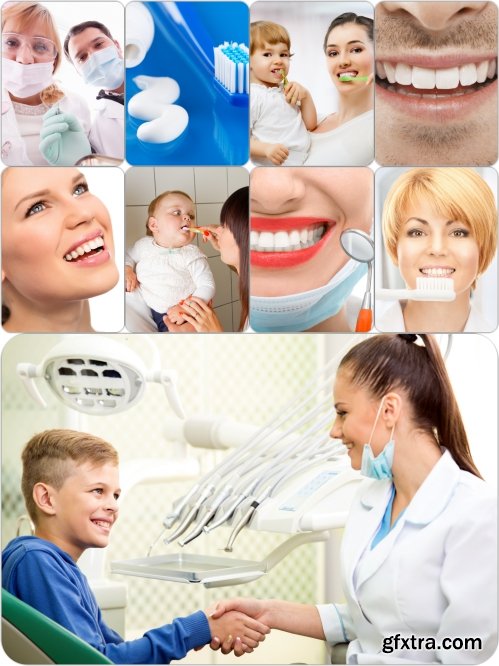 Stock Photos Dentists And Healthy Teeth Pack 6