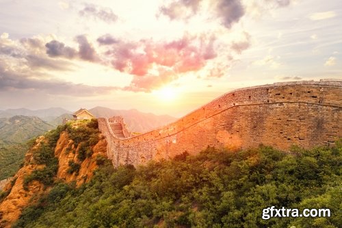 Collection Great Wall of China sunset landscape 25 HQ Jpeg