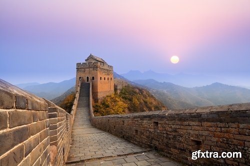 Collection Great Wall of China sunset landscape 25 HQ Jpeg