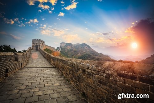 Collection Great Wall of China sunset landscape 25 HQ Jpeg