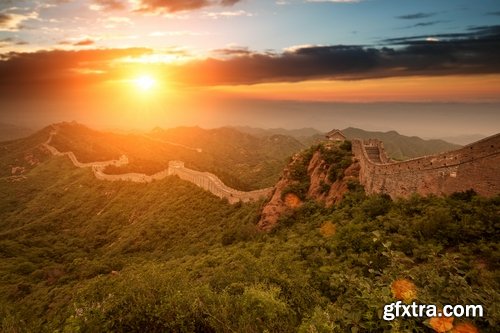 Collection Great Wall of China sunset landscape 25 HQ Jpeg