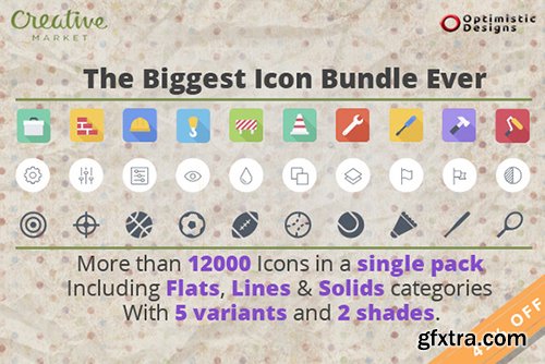 CM 12000 Massive Vector Icons Bundle #1 92193