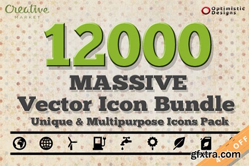 CM 12000 Massive Vector Icons Bundle #1 92193