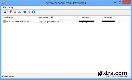 Windows Vault Passwords v1.0 (+ Portable)